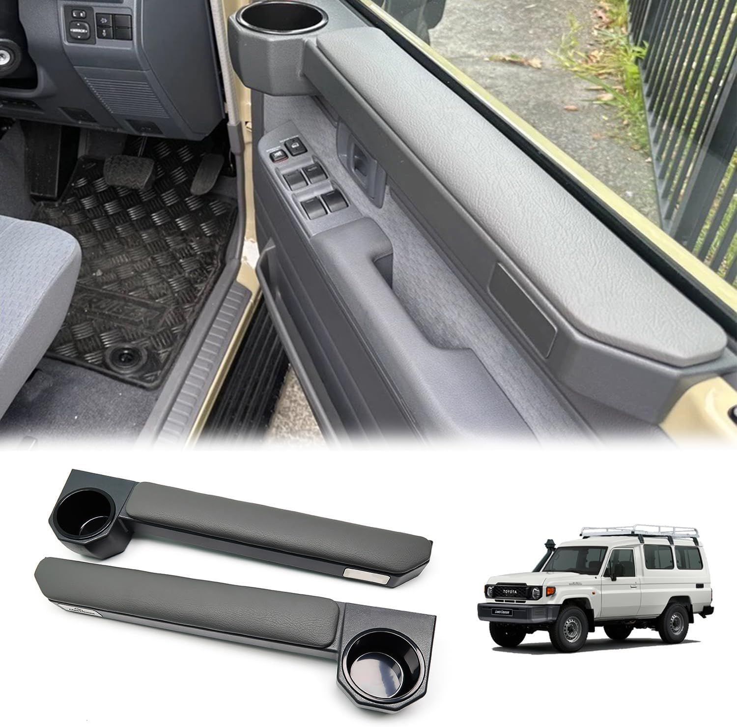 70系 ランドクルーザー GRJ76 GRJ79 ドリンクホルダー 助手席 : plum