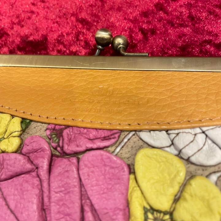 美品 decobranche デコブランシェ 花柄 がま口 長財布 - メルカリ