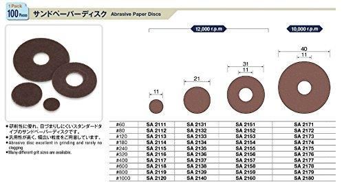 2営業日で発送 ミニター ミニモ サンドペーパーディスク 400 φ40 100枚入