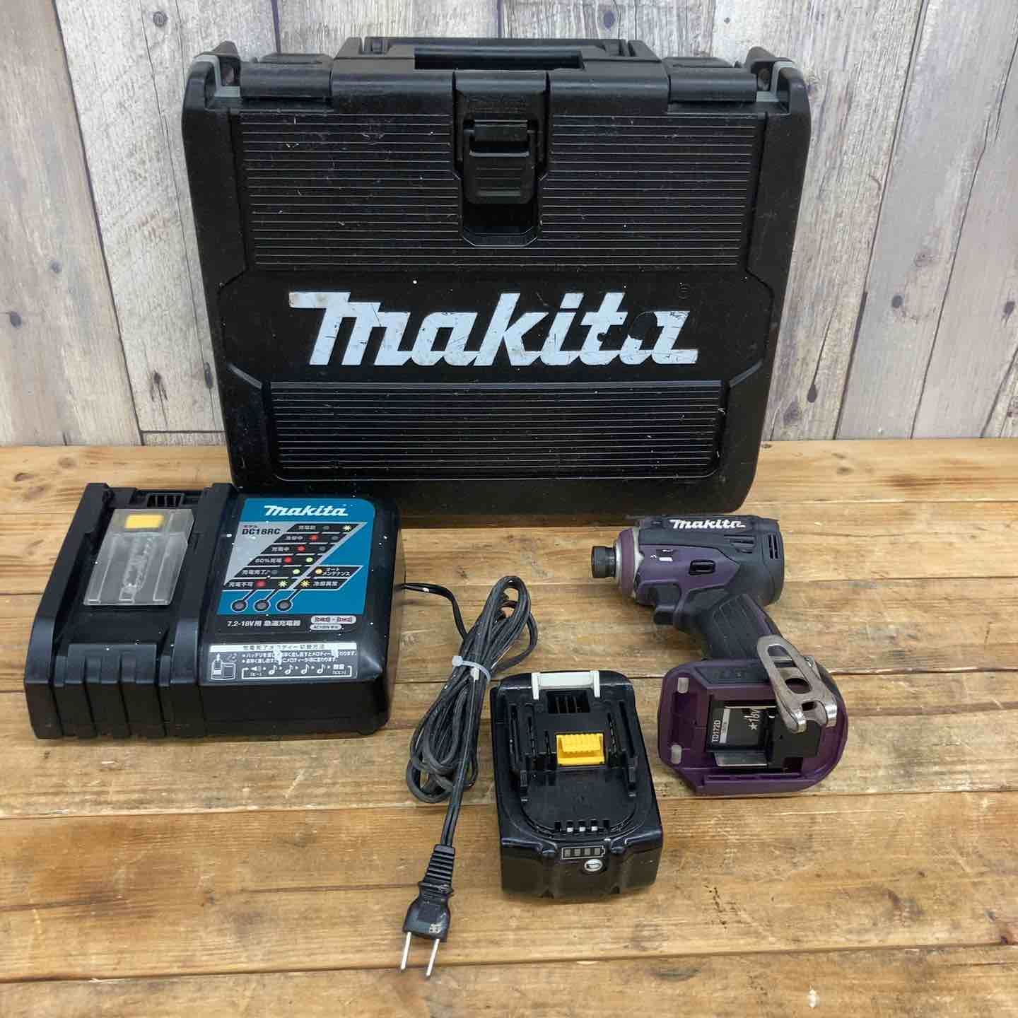 makita 18Vインパクトドライバ TD172DRGX 染色紫 東大和店