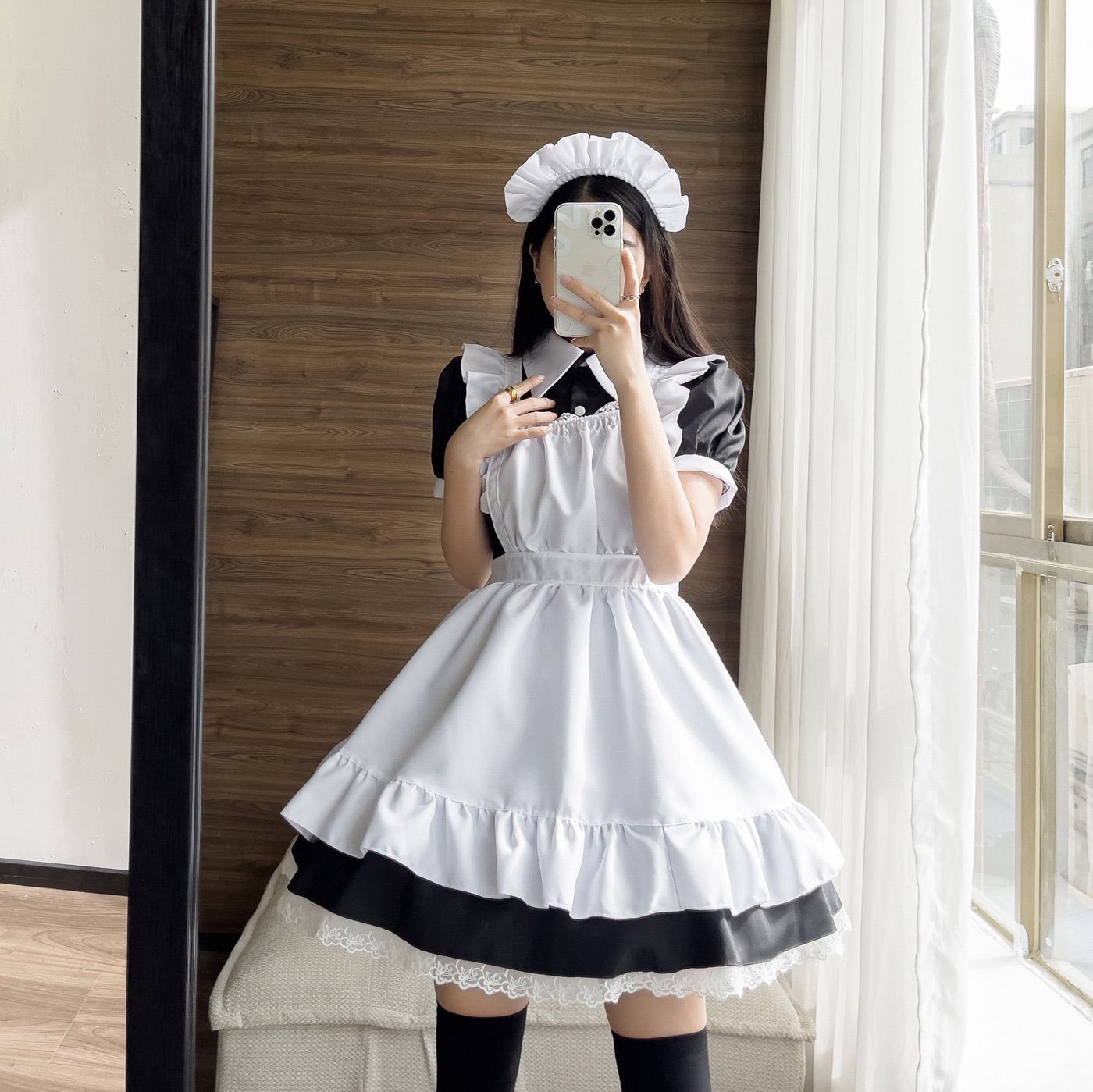 新品未使用 メイド服 コスプレ レディース 大きいサイズ 4l ミニ丈 半袖 新品未使用 S - 4L メイド服 コスプレ レディース ミニ丈