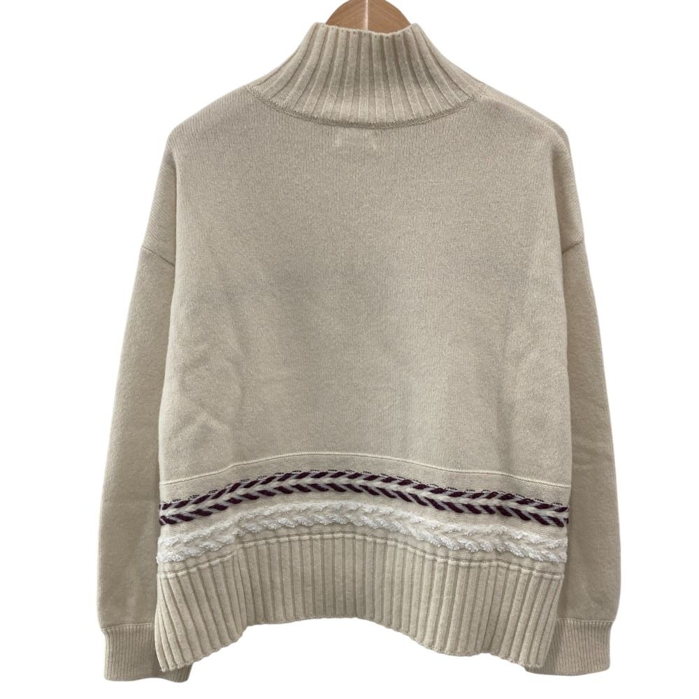 COOHEM - 美品 COOHEM コーヘン MULTI TWEEDY KNIT PULLOVER 長袖 ニット セーター 11-214-021 サイズM オフホワイト レディース 古着 中古 USED 美品 COOHEM コーヘン MULTI TWEEDY KNIT PULLOVER 長袖 ニット
