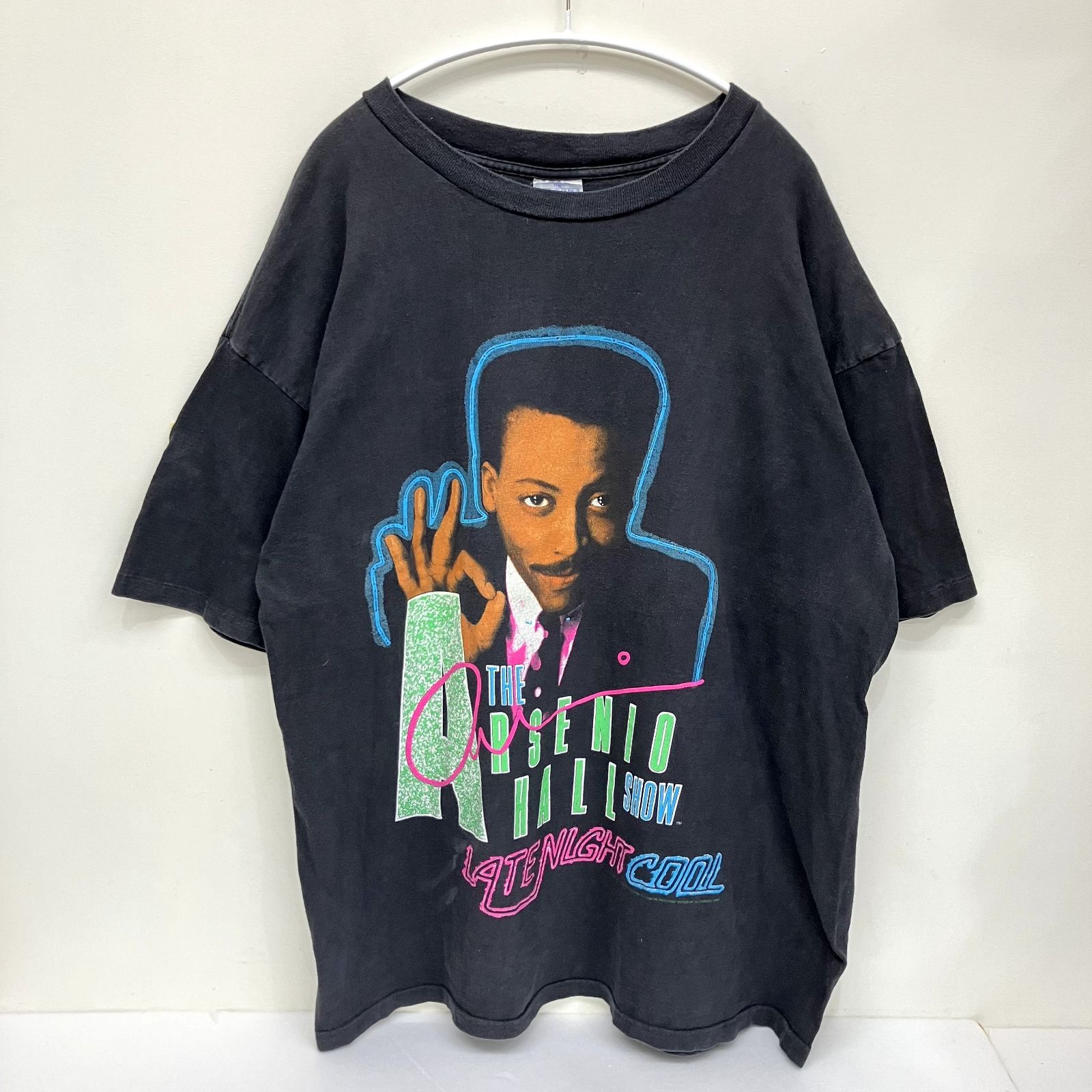 90s THE ARSENIO HALL SHOW アーセニオ ホール プリントT 古着 T
