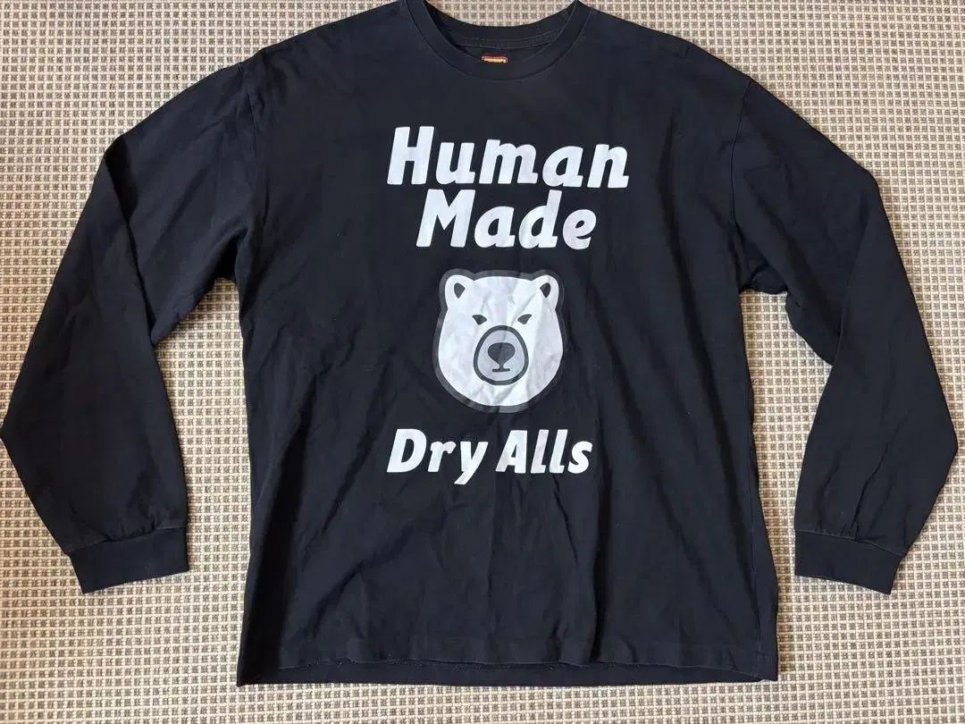 HUMAN MADE ヒューマンメイド ドライ オールズ 長袖 ロングスリーブ Tシャツ 黒 2XL