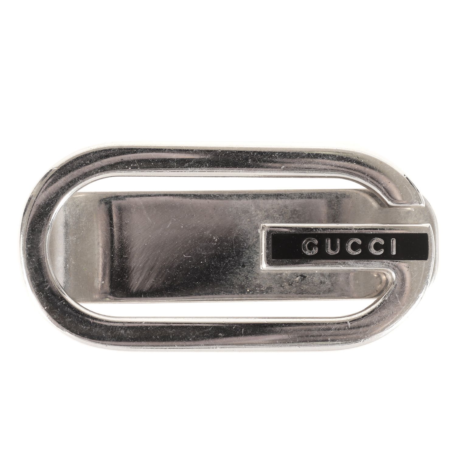 売れ筋がひ新作！ グッチ GUCCI マネークリップ Gロゴ シルバー g 30.2