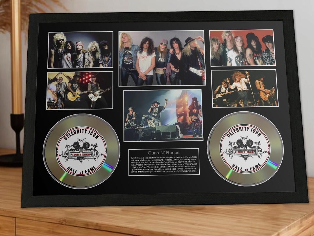 ガンズ アンド ローゼズ セレブリティー アイコンフレーム ロック 証明書付1