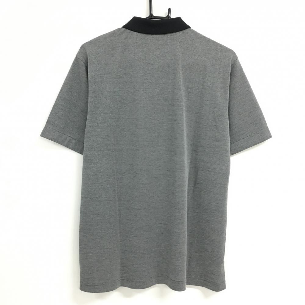 新品】マークアンドロナ 長袖ポロシャツ 黒×白 メンズ 46(M 新品】マークアンドロナ 長袖ポロシャツ 黒×白 メンズ 46(M