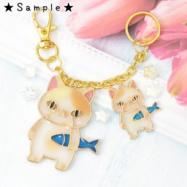 小梅さん＠雑貨屋店長様　②　ハンドメイド レジン お得な2点セット♡ 猫ねこ 小梅さん＠雑貨屋店長様 ② ハンドメイド レジン お得な2点セット♡