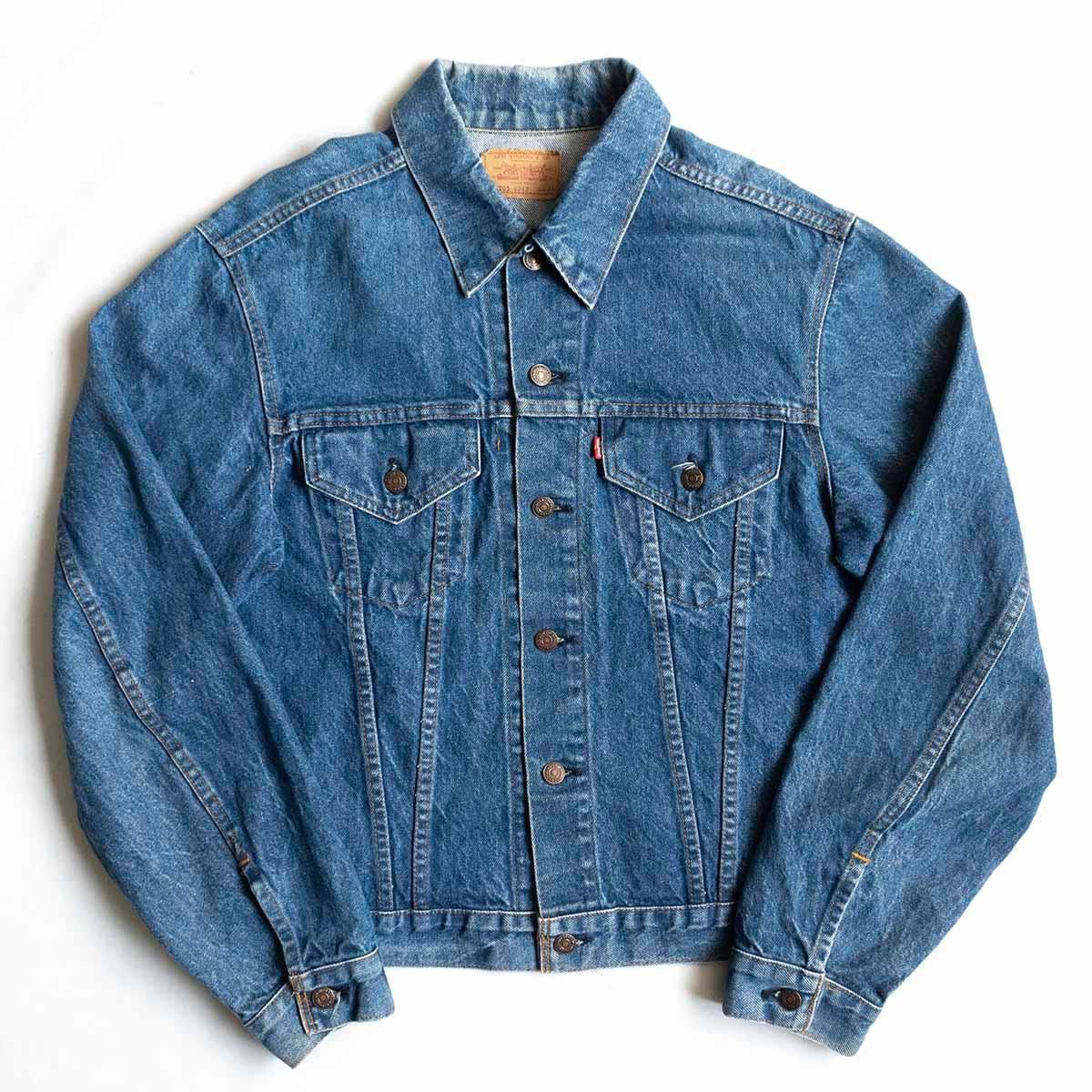 雰囲気抜群|ビッグサイズ LEVI S 70s 71205 4th デニムジャケット 46L 70年代 リーバイス スモールe 25050052