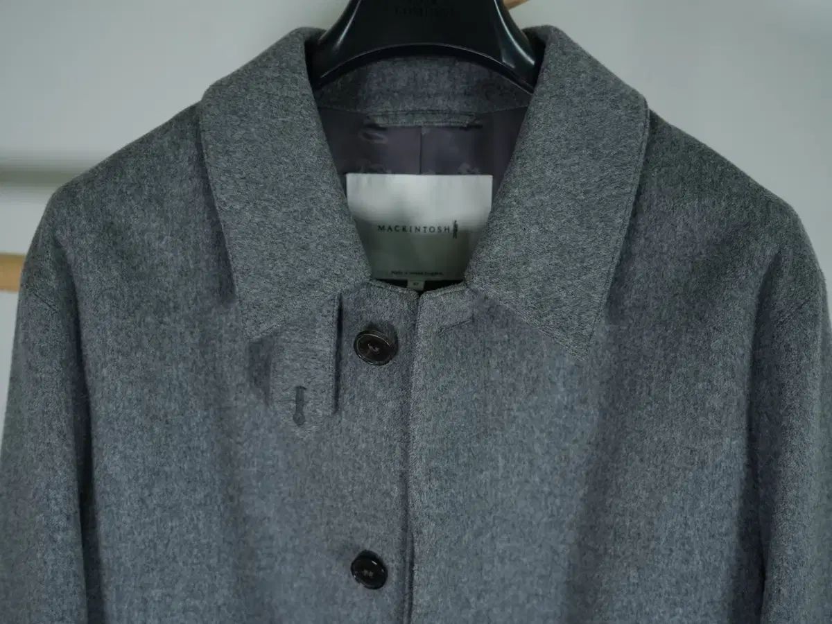 マッキントッシュ グレー ウール コート