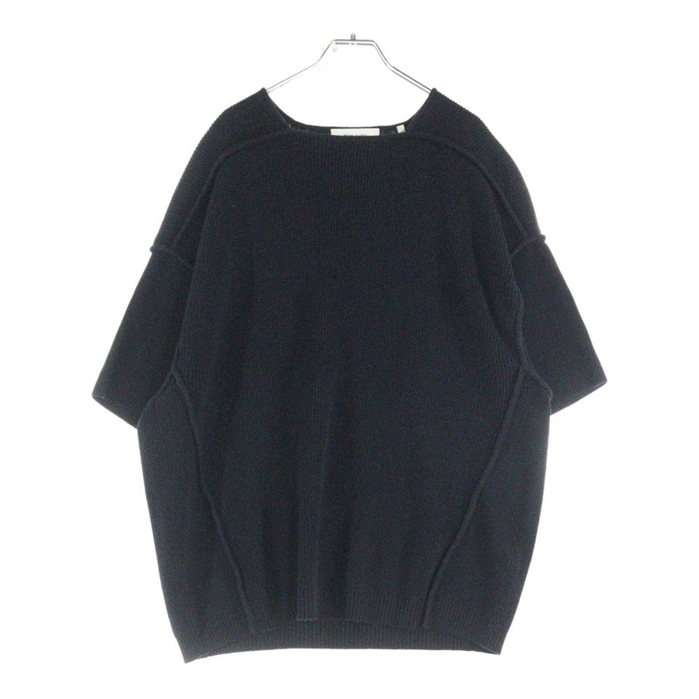 entire studios エンタイア スタジオ 25SS KNIT BLOCK TEE ニット ブロック Tシャツ セーター ブラック S25-10041-BL