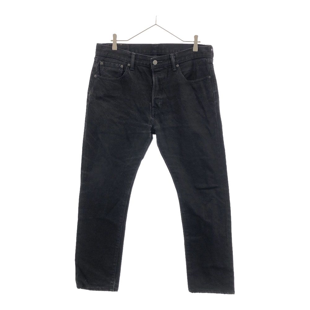 リーバイス 501 ストレートデニムパンツ W34 ブラック Levi's ボタンフライ ブラックデニム メンズ