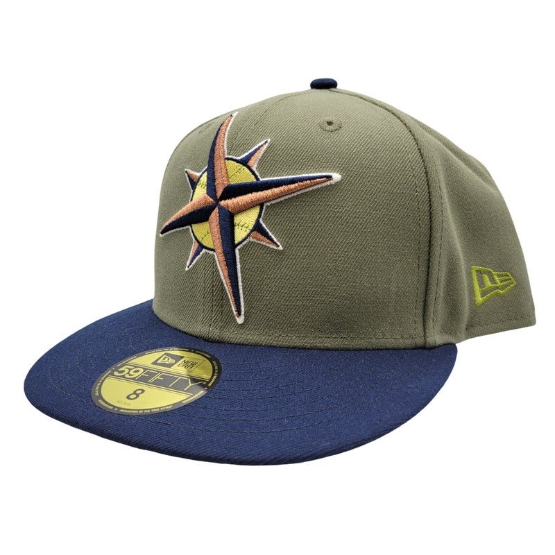 NEW ERA ニューエラ 59FIFTY SEATTLE MARINERS BB CAP シアトル マリナーズ BBキャップ 40周年記念 ベースボールキャップ 刺繍 帽子 服飾雑貨 185-250511-ay-05-izu