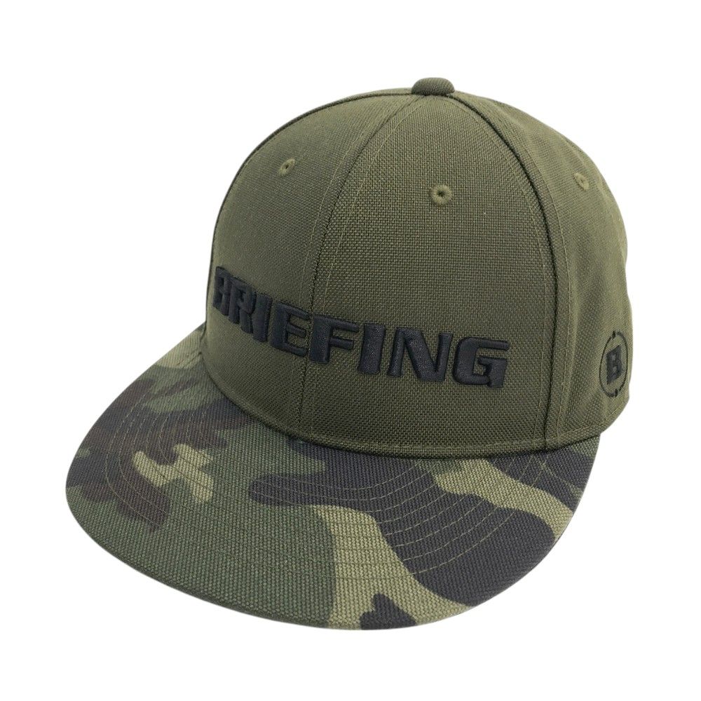 BRIEFING GOLF ブリーフィング フラットキャップ カモフラ 迷彩柄 カーキ系 240101423196 ゴルフウェア ストスト
