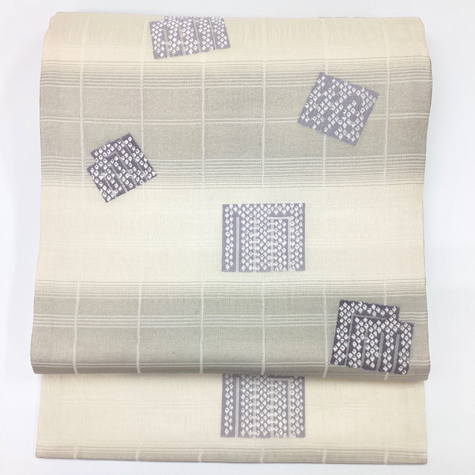 正絹 夏の名古屋帯 未使用 中古品、未使用、夏9寸名古屋帯、正絹R686 - メルカリ