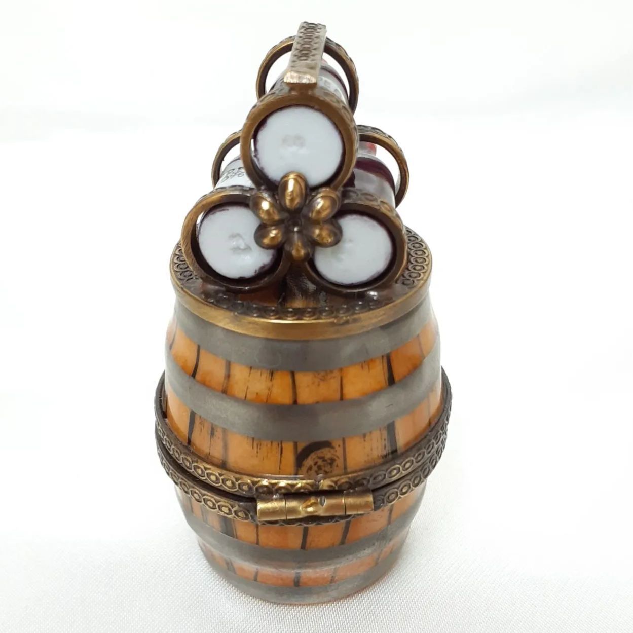 リモージュボックス ワイン樽　Wine Barrel 葡萄　ピルケース 小物入れ リモージュボックス ワイン樽 Wine Barrel 葡萄 ピルケース 小物