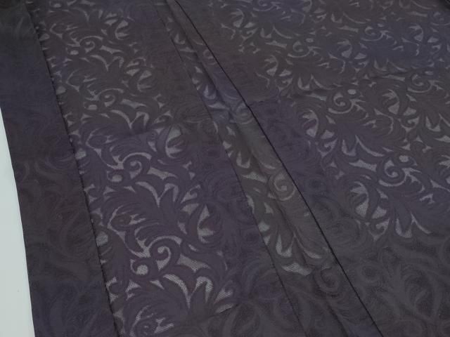 平和屋本店□極上 スリーシーズン 春夏秋 塵除け 長羽織 唐草紋紗 暈し