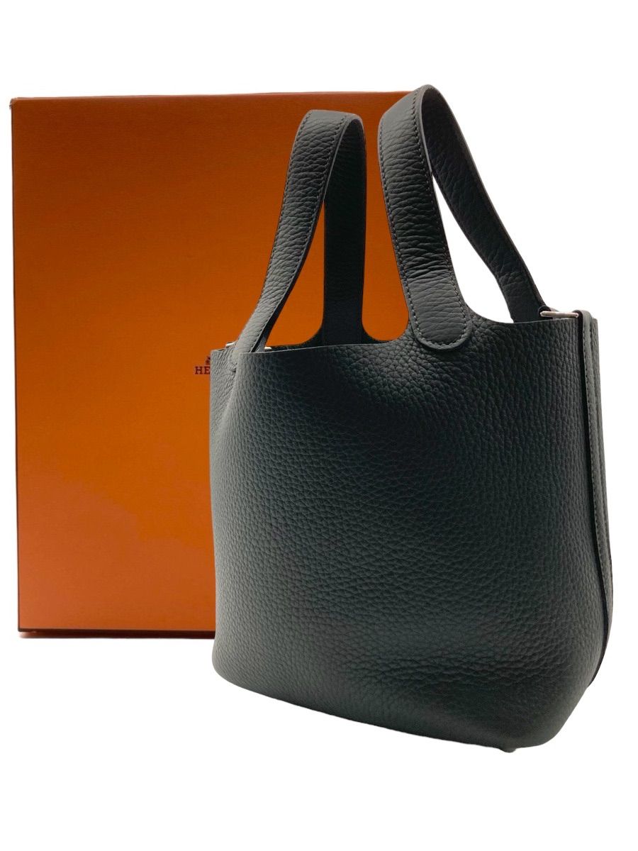 HERMES ピコタンロック PM 18 ヴェールヴェロン【＋バッグinバッグ】 HERMES ピコタンロック PM 18 ヴェールヴェロン【＋バッグin