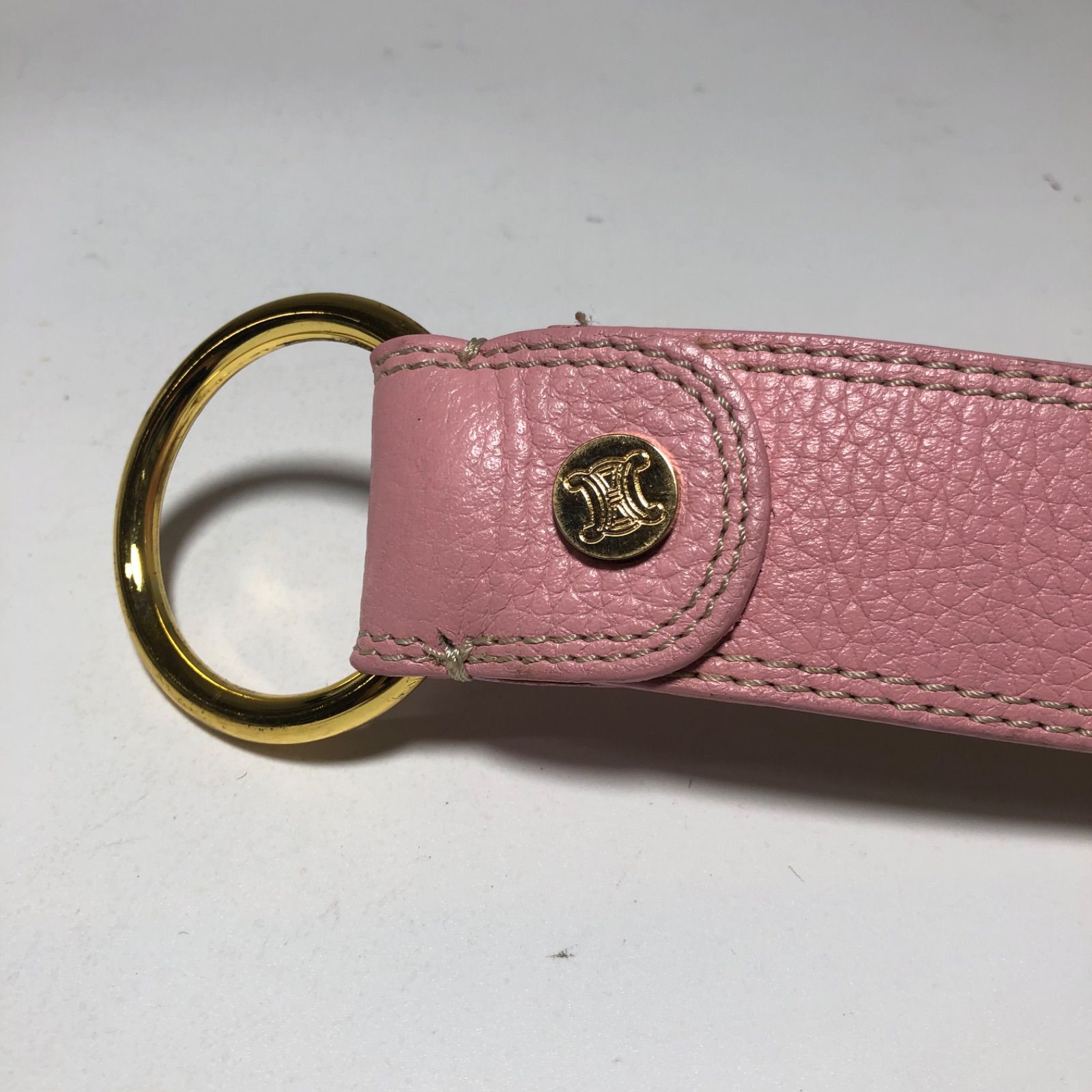 M1014-2-5 Celine セリーヌ ベルト BELT ピンク - メルカリ