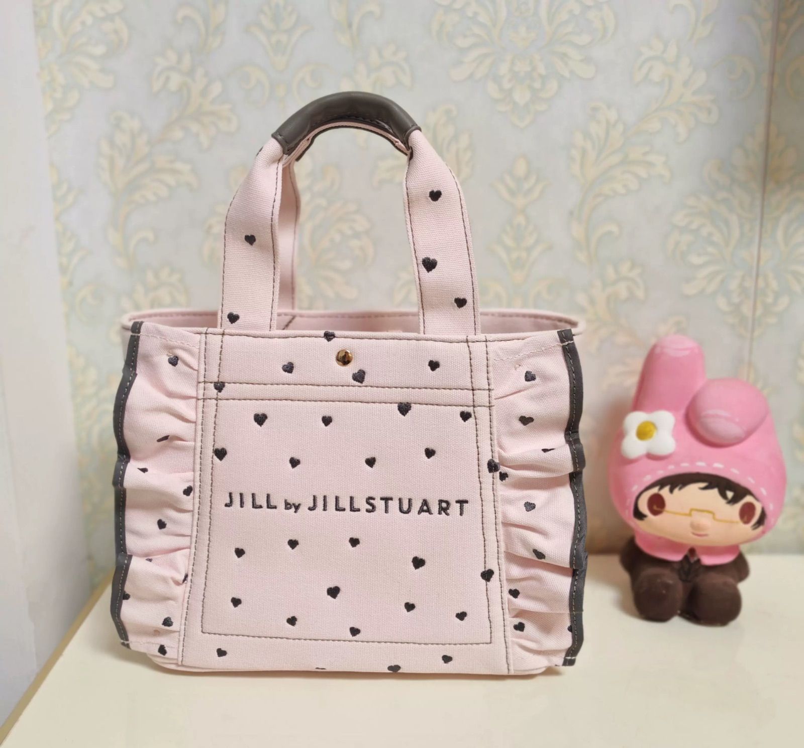 JILL by JILLSTUART ピンク ハート柄 トートバッグバレンタイン