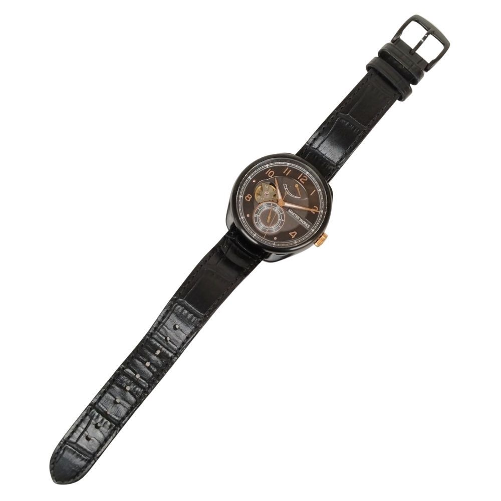 MASTER WORKS スケルトンデザイン 腕時計 MASTER WORKS スケルトンデザイン 腕時計