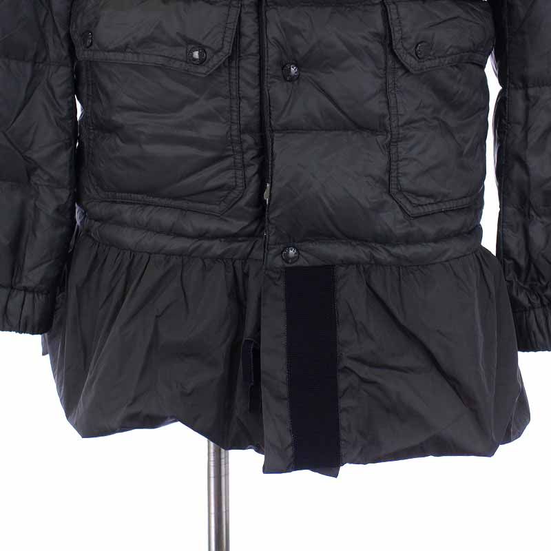 モンクレール MONCLER S sacai セリナ SERINA ダウンコート リバーシブル ロング ジップアップ フード 2 L グレー /YI1  - メルカリ