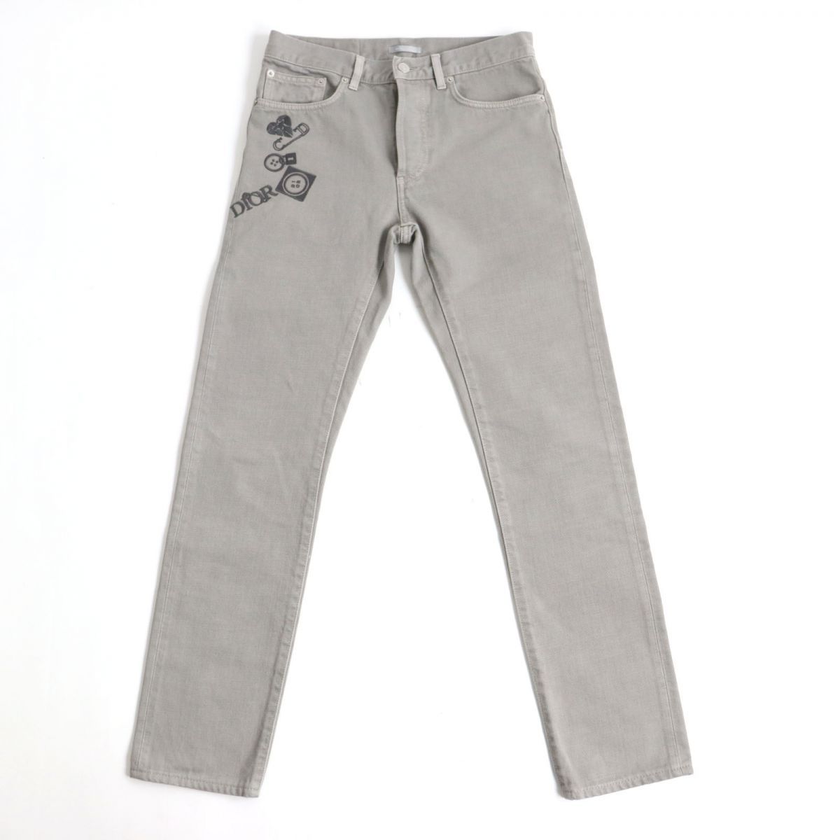 ドンドン見直し】美品◇2020製 DIOR ディオールオム SLIM17.5 ボタン 