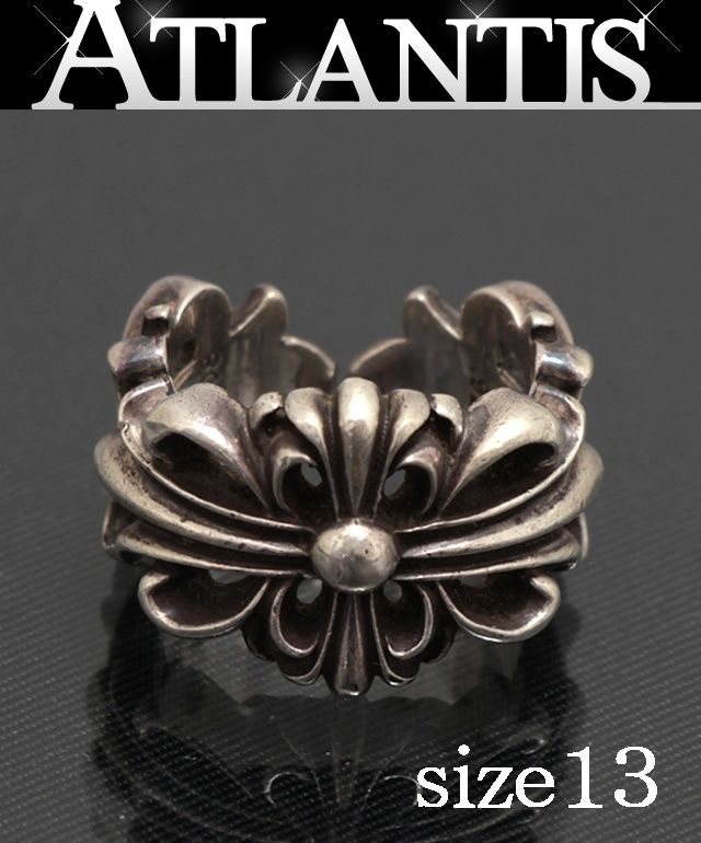 CHROME HEARTS 銀座店 クロムハーツ ダブルフローラルクロス リング
