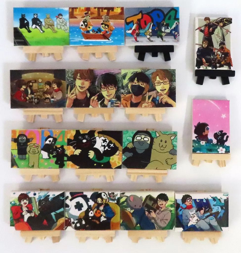 TOP4 in TOKYO DOME ミニキャンバスボードコレクション 異物混入 中古