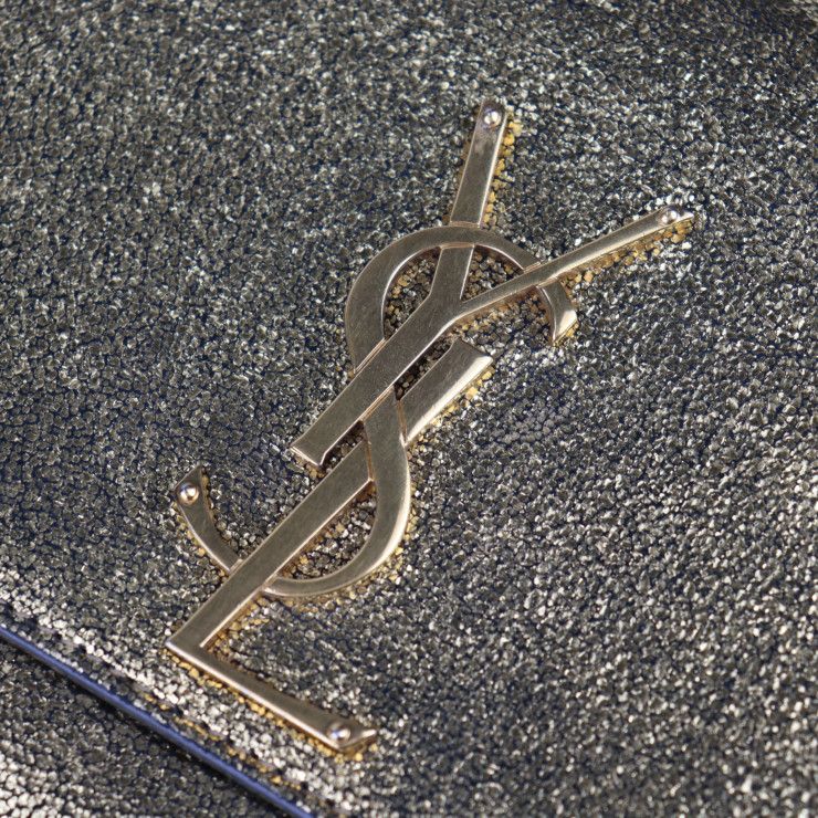 SAINT LAURENT サンローラン  ケイト スモール・チェーンショルダー ショルダーバッグ 469390 レザー   ゴールド ブラック  YSL ロゴ 【本物保証】 SAINT LAURENT サンローラン ケイト スモール・チェーンショルダー