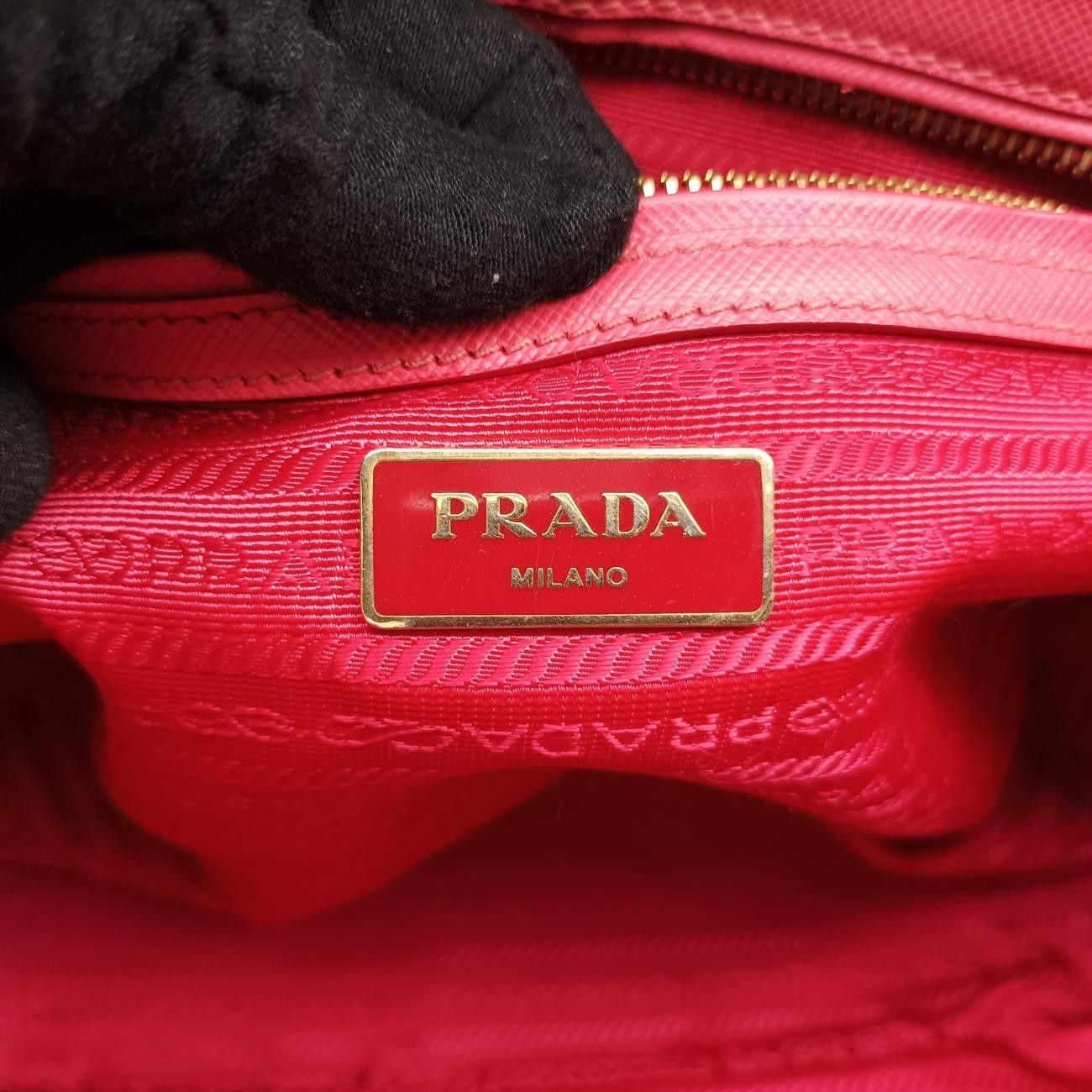 (美品) PRADA ガリレア サフィアーノ プラダ ピンク トートバッグ プラダPradaガレリアピンクサフィアーノレザーBN1874117 - メルカリ