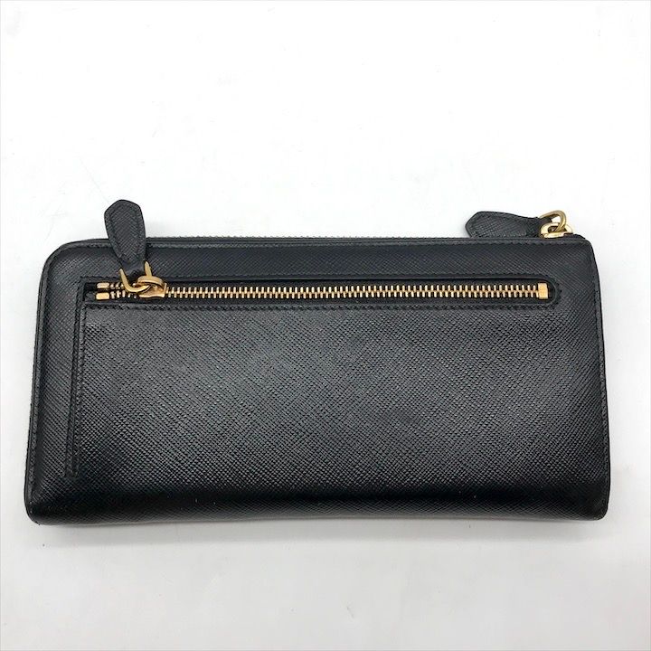 ✨極美品✨ PRADA 長財布 型押し ラウンド サフィアーノ ブラック 楽天市場】PRADA プラダ 長財布 1ML030 QWA レディース L字
