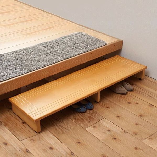 幅120cm 完成品 玄関ステップ 木製玄関踏み台 玄関 収納 天然木 木目 収納 ワイド 大きい 段差軽減