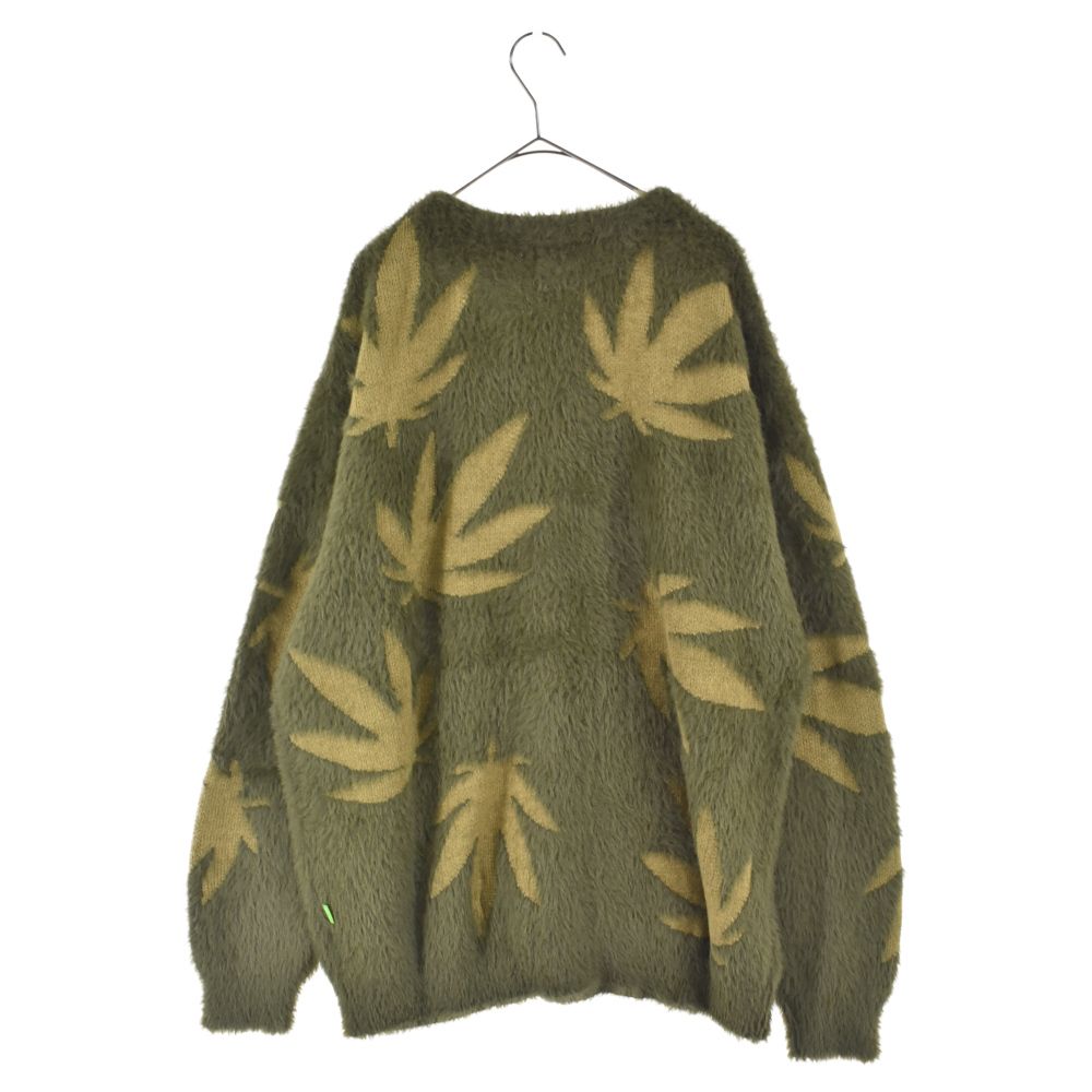 HUF PLANT LIFE CARDIGAN ハフ カーディガン 総柄 HUF（ハフ）の「HUF PLANTLIFE CARDIGAN / HUF カーディガン
