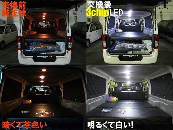 ST104新型3倍光高輝度LEDランプランクルＵＺＪ100 378連級 - メルカリ