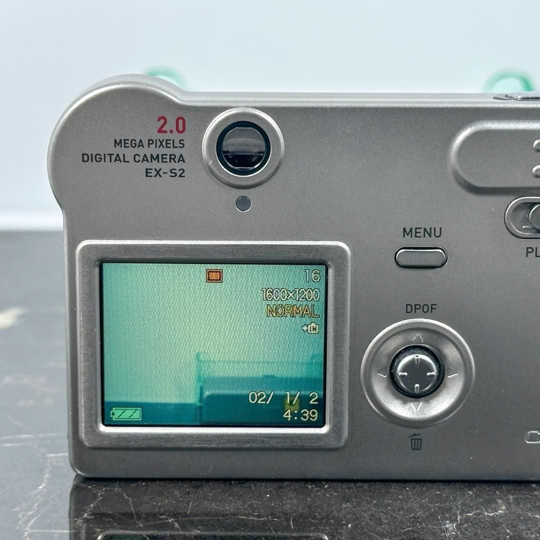 美品】CASIO カシオ EXILIM EX-S2 レトロコンデジ エクシリム