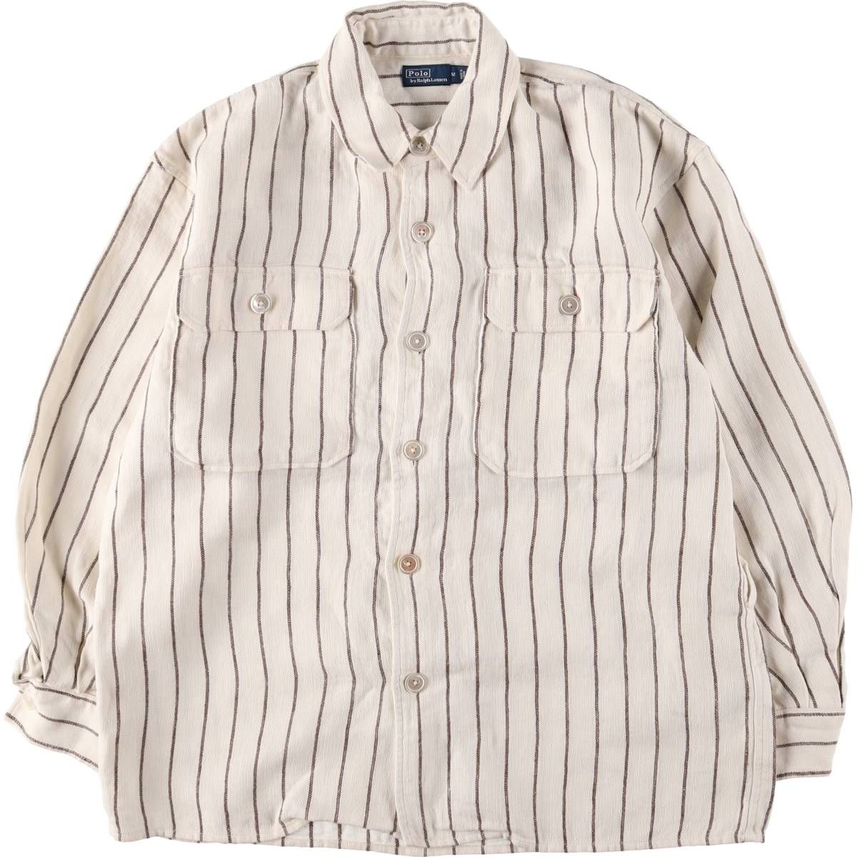 古着 ラルフローレン Ralph Lauren POLO by Ralph Lauren ストライプ柄 