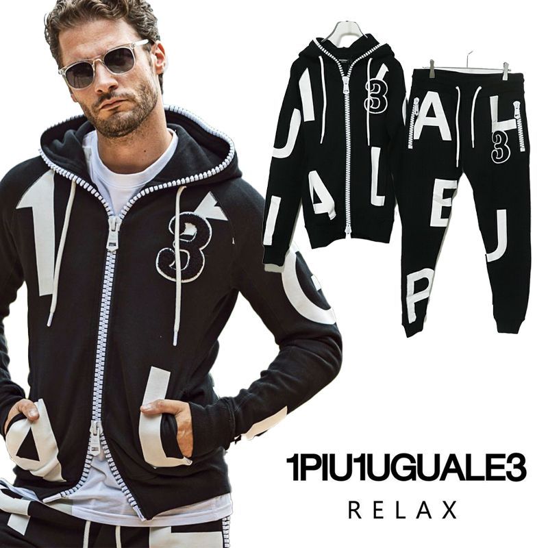 再入荷】上下セット セットアップ 1PIU1UGUALE3 RELAX ウノピゥウノウ