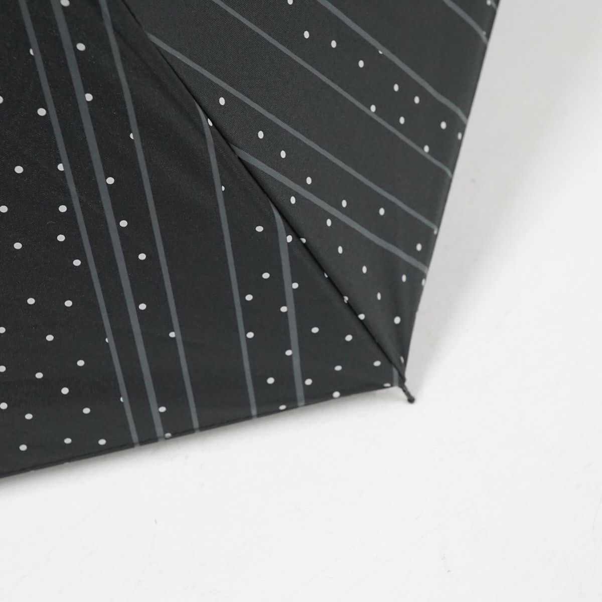 LANVIN 折りたたみ日傘 新品未使用 ストライプ 折りたたみ日傘 LANVIN en Bleu ランバンオンブルー USED美品