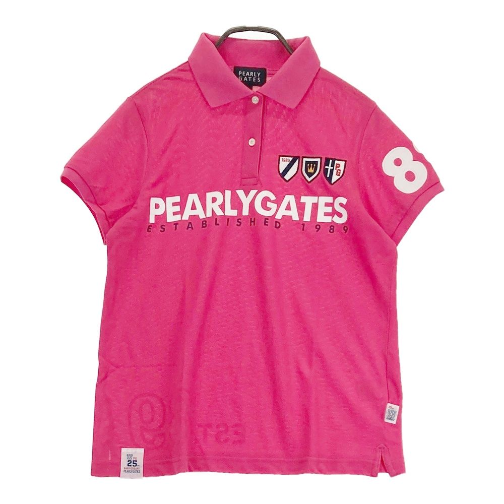 パーリーゲイツ　ピンク　ポロシャツ PEARLY GATES パーリーゲイツ 半袖ポロシャツ ピンク系 サイズ