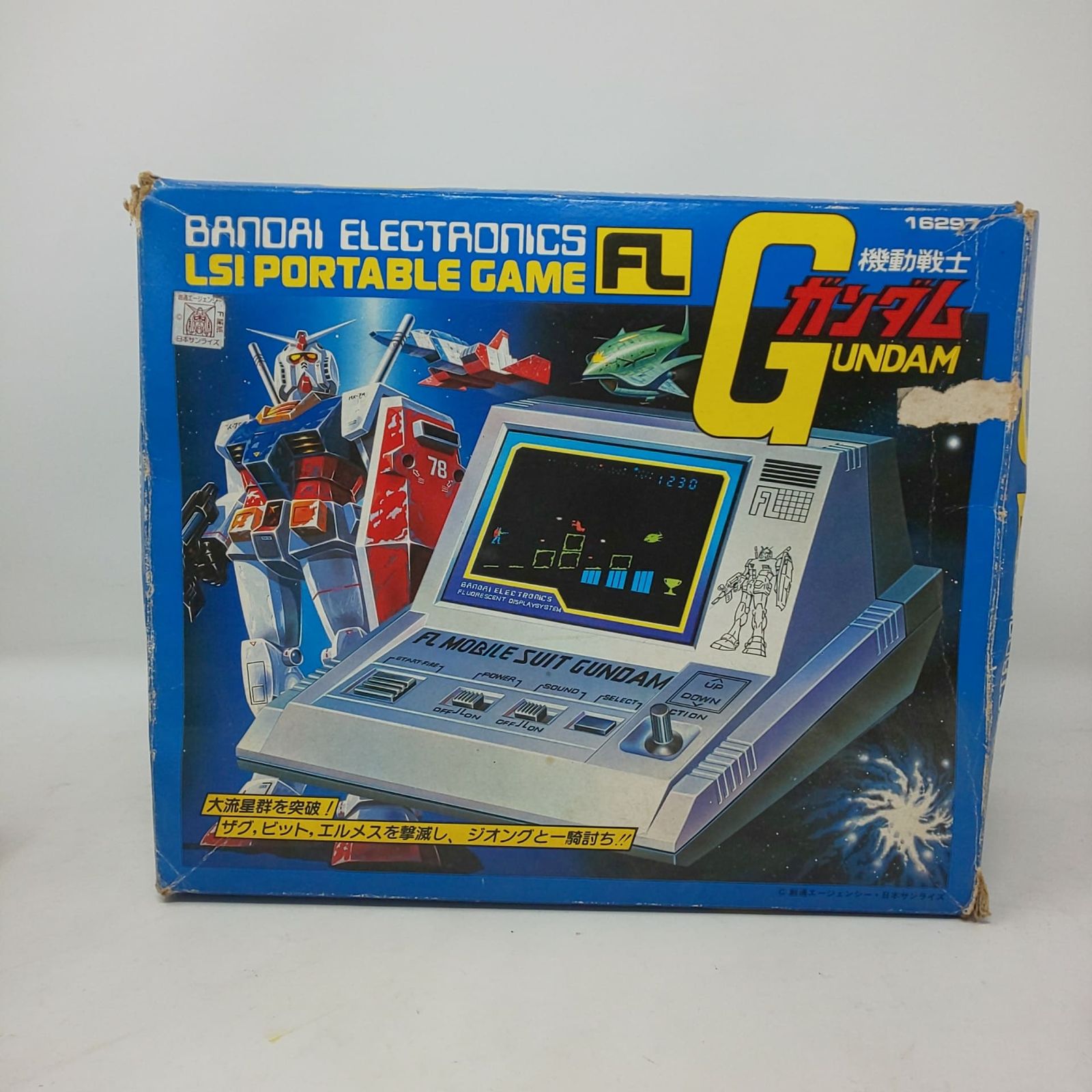希少　LSIポータブルゲーム　機動戦士ガンダム 美品　当時物　レトロ 986A-04 旧バンダイ 機動戦士 ガンダム FLガンダム LSI PORTABLE