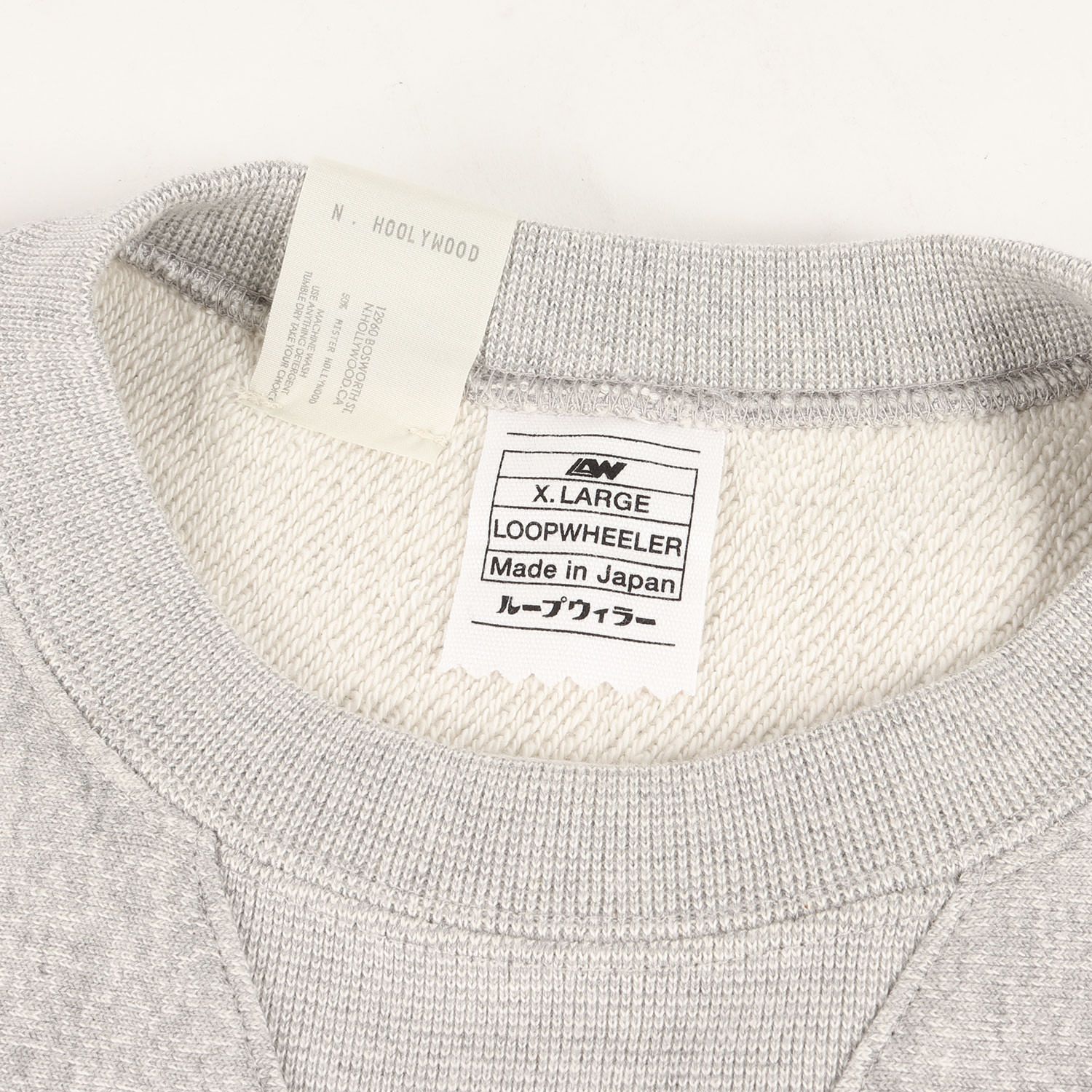 美品 N.HOOLYWOOD エヌハリウッド スウェット サイズ:XL LOOPWHEELER  
