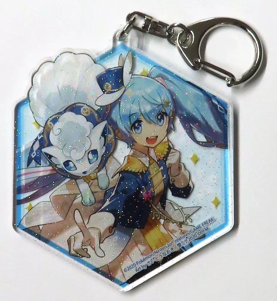 雪ミク 初音ミク アクリルキーホルダー SNOW MIKU 2020 ポケモン