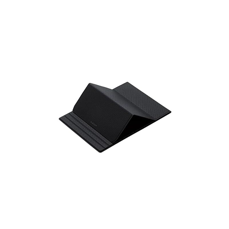 エレコム トラックボールマウス向けフリップパッド ソフトレザー 折りたたみ 傾斜調整 ブラック MP-TBM01BK