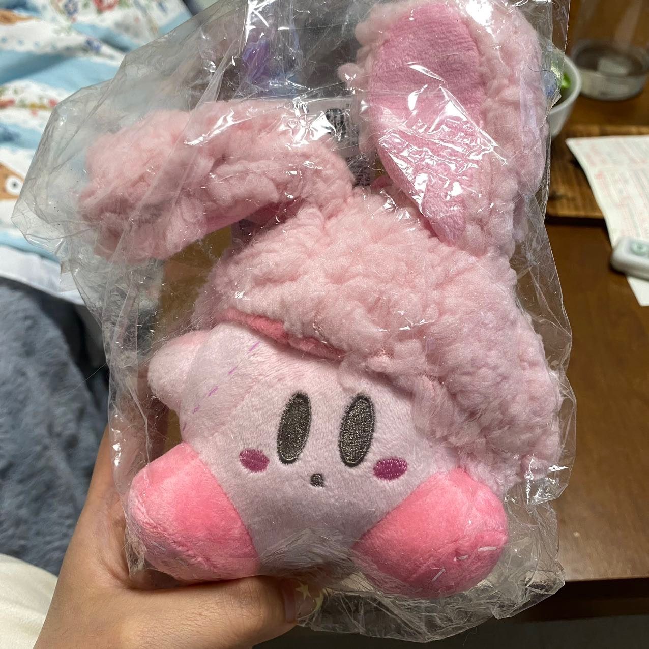 カービィ ウサギ耳 ぬいぐるみ 星のカービィ ぬいぐるみ うさぎ 白耳 ピンク耳 一点 - メルカリ