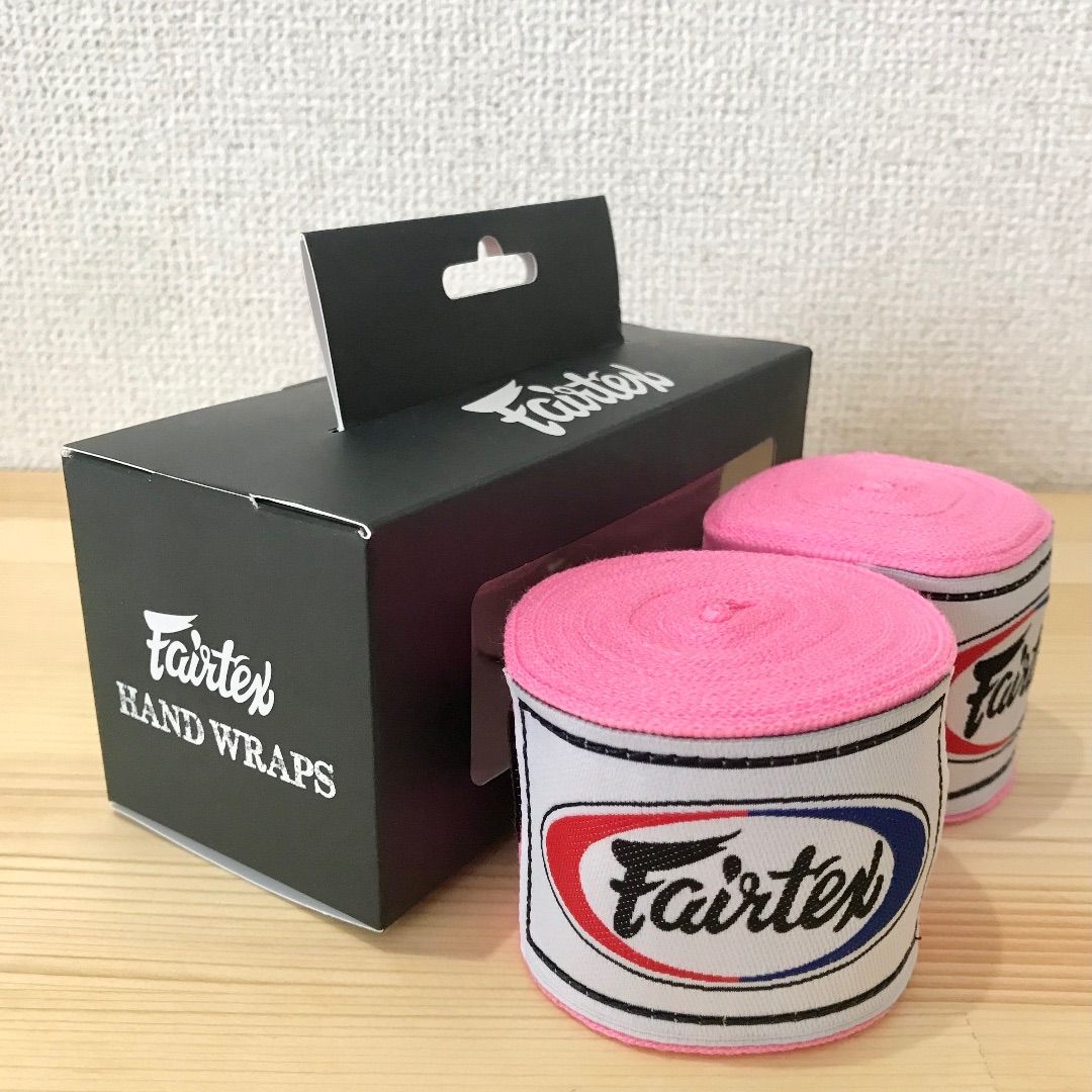 新品】 Fairtex フェアテックス バンテージ ピンク - メルカリ