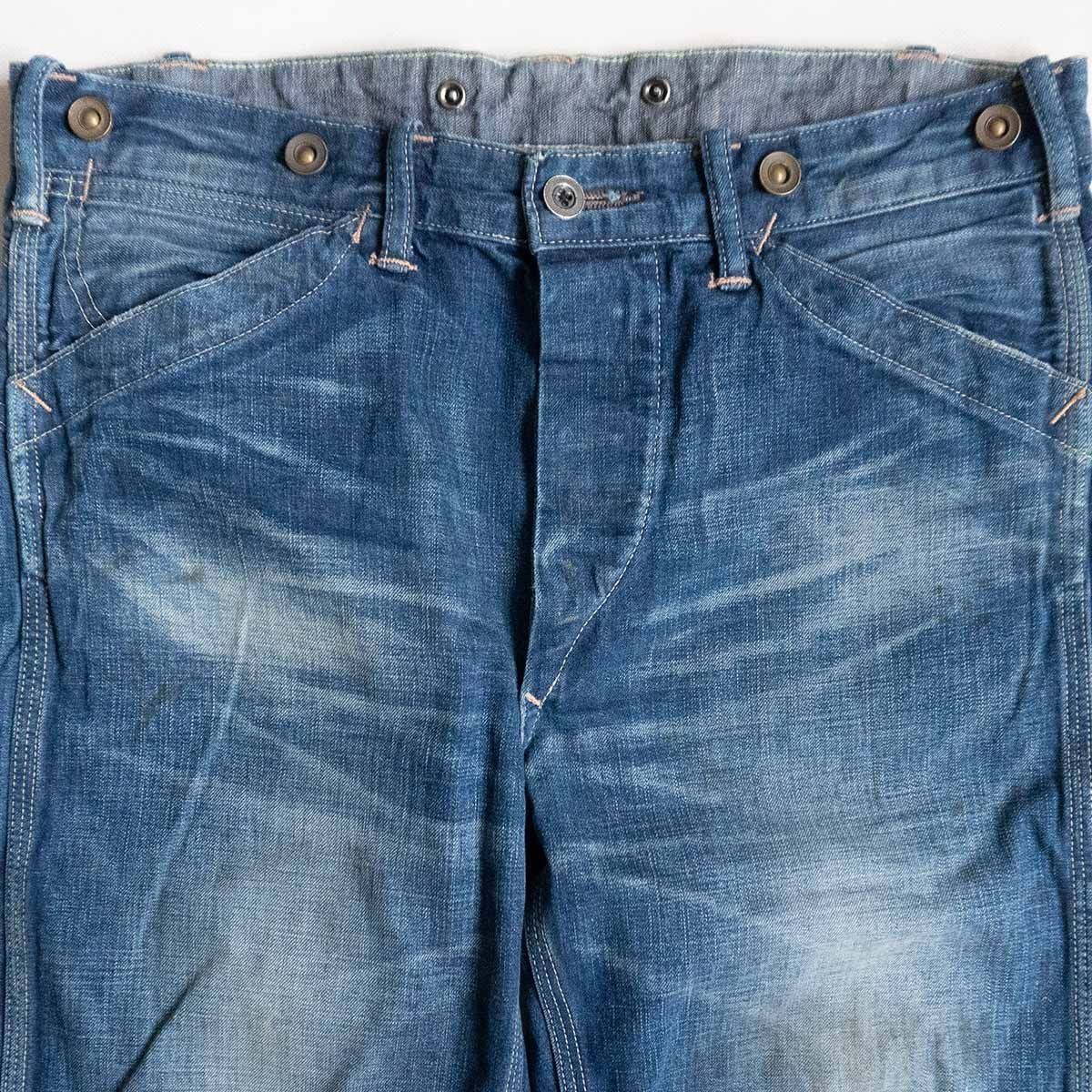 名作】RRL 【NORTH BEND WORK JEAN PAINTER PANTS 】29 バックル