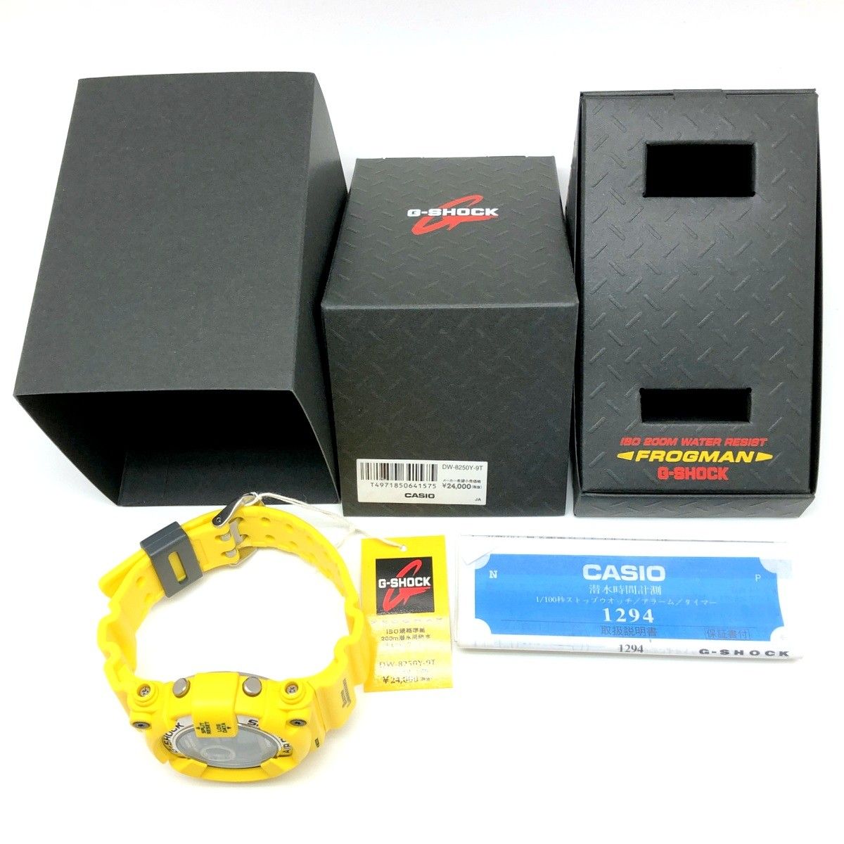 G-SHOCK ジーショック DW-8250Y-9T FROGMAN MEN IN YELLOW  