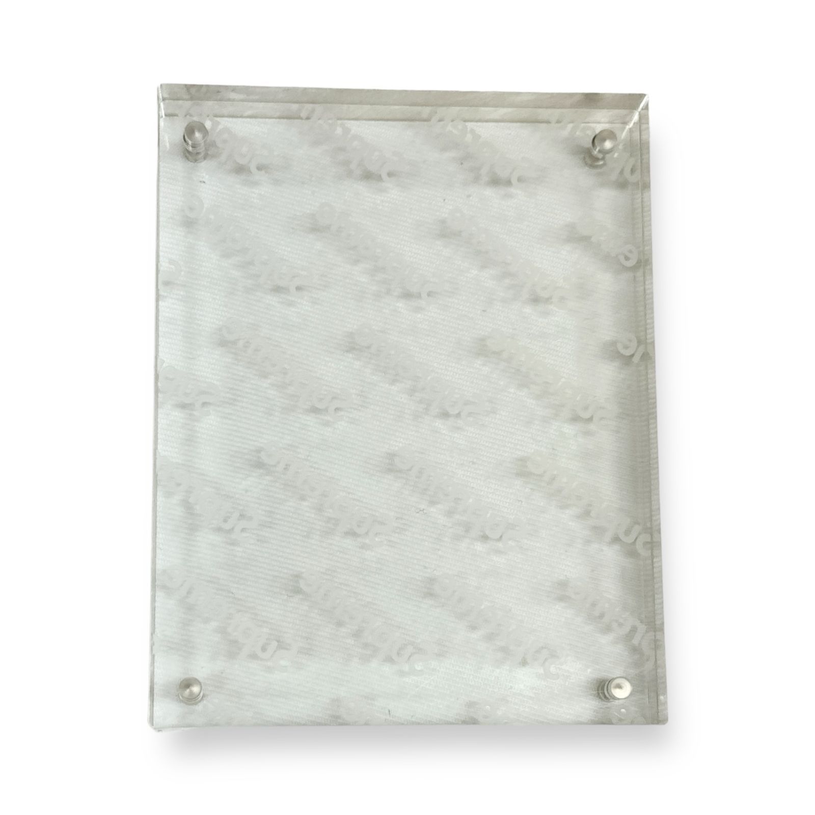 フォトフレーム Supreme 19SS Acrylic Photo Frame Set Supreme Acrylic Photo Frame (Set of 2) Clear - SS19 - US