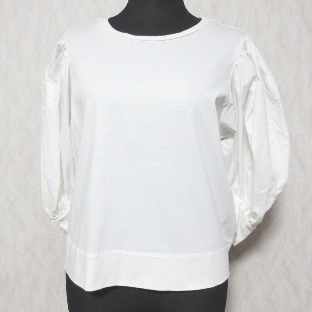 美品 23SS yori ヨリ ミニドロストパフTシャツ カットソー YR11